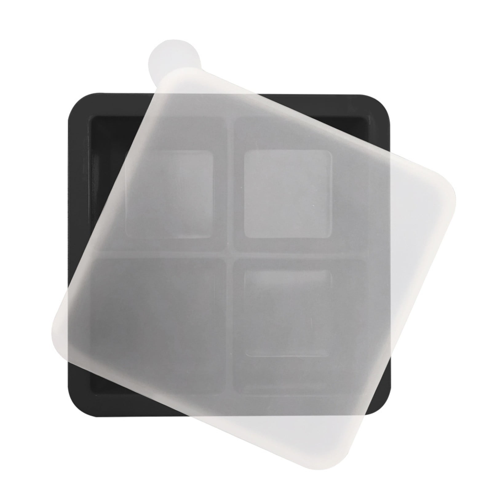 1-Pack 1-Cup Silicone Freezer Trays with Lids - Leakproof Soup & Broth ...