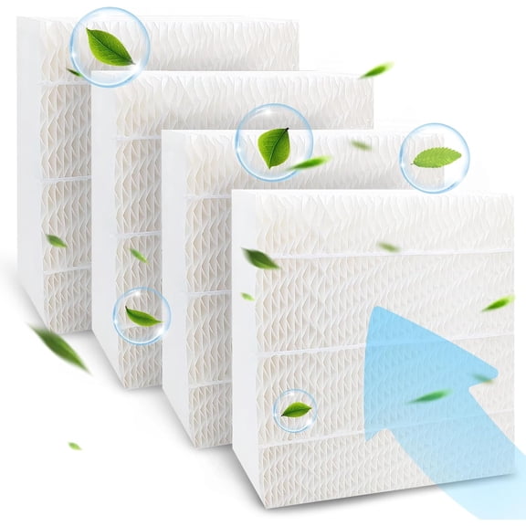 4-Pack 1043 SuperWick Humidifier Filter Replacement for Essick EP9500 EP9700 EP9800 EP9R500 EP9R800 821000 826000 826800 831000, and Bemis Space Saver 800 8000 Super Wick Humidifiers