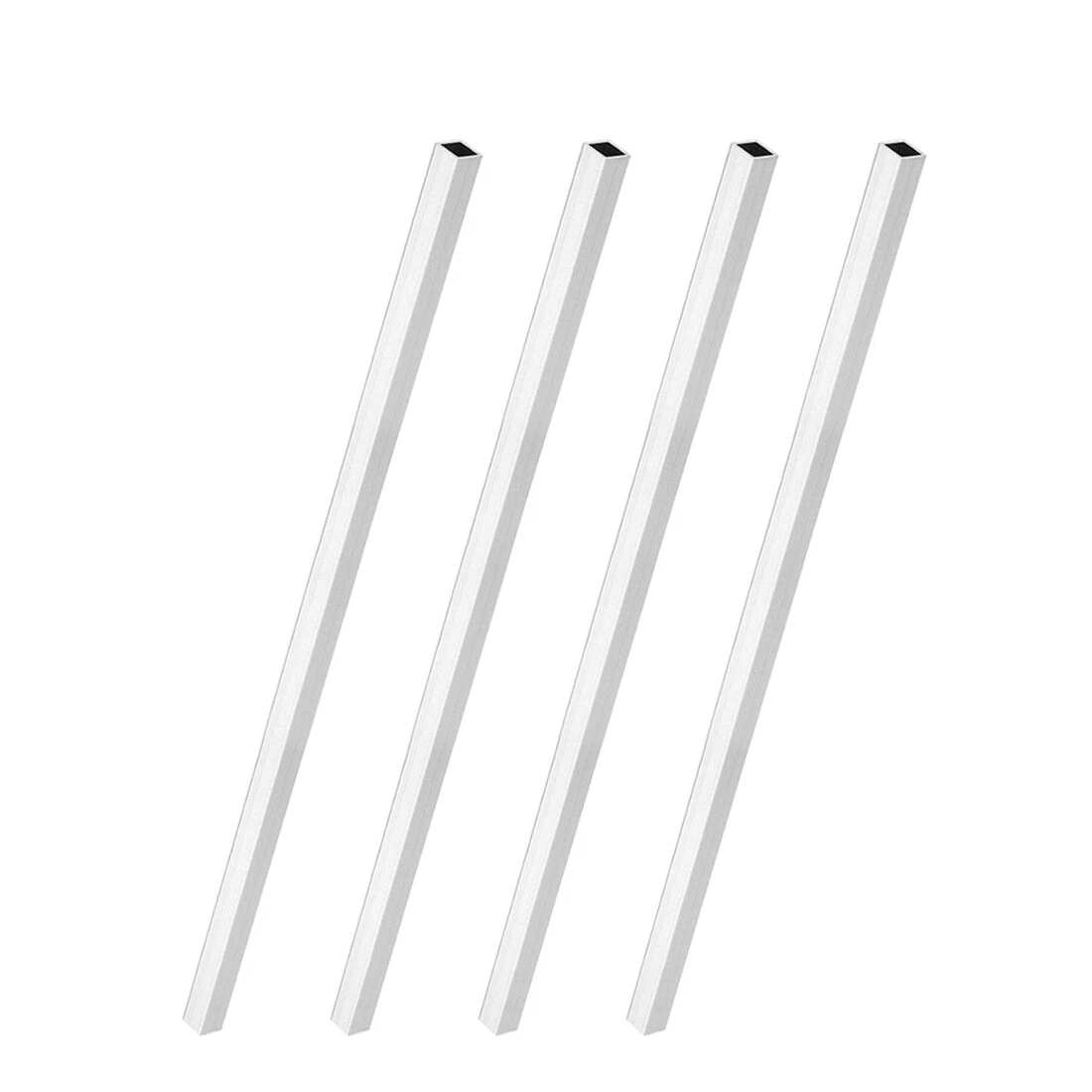 2 Tubes Carrés En Aluminium 6063 - 8x8mm, Épaisseur 1mm, Longueur 300mm - Neuf Marque Uxcell
