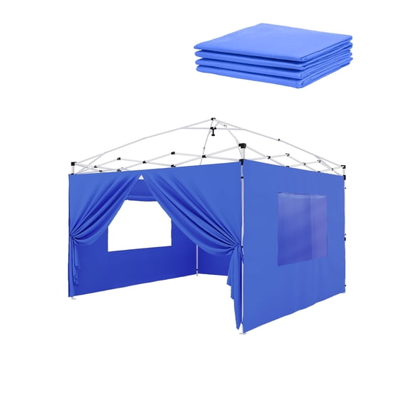 Cnopy Panel 4-Pack 10x10 Canopy Sidewalls, Waterproof Replacement Walls for Pop Up ...