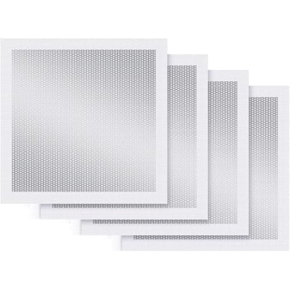 4-Pack 10x10 Inch Drywall Repair Patch Kit, Self-Adhesive Mesh with Aluminum Panels, Heavy-Duty Wall and Ceiling Hole Patch for Large Repairs