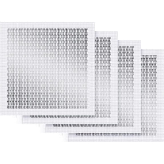 4-Pack 10x10 Inch Drywall Repair Patch Kit, Self-Adhesive Mesh with Panels, Heavy-Duty Wall and Ceiling Hole Patch for Large Repairs