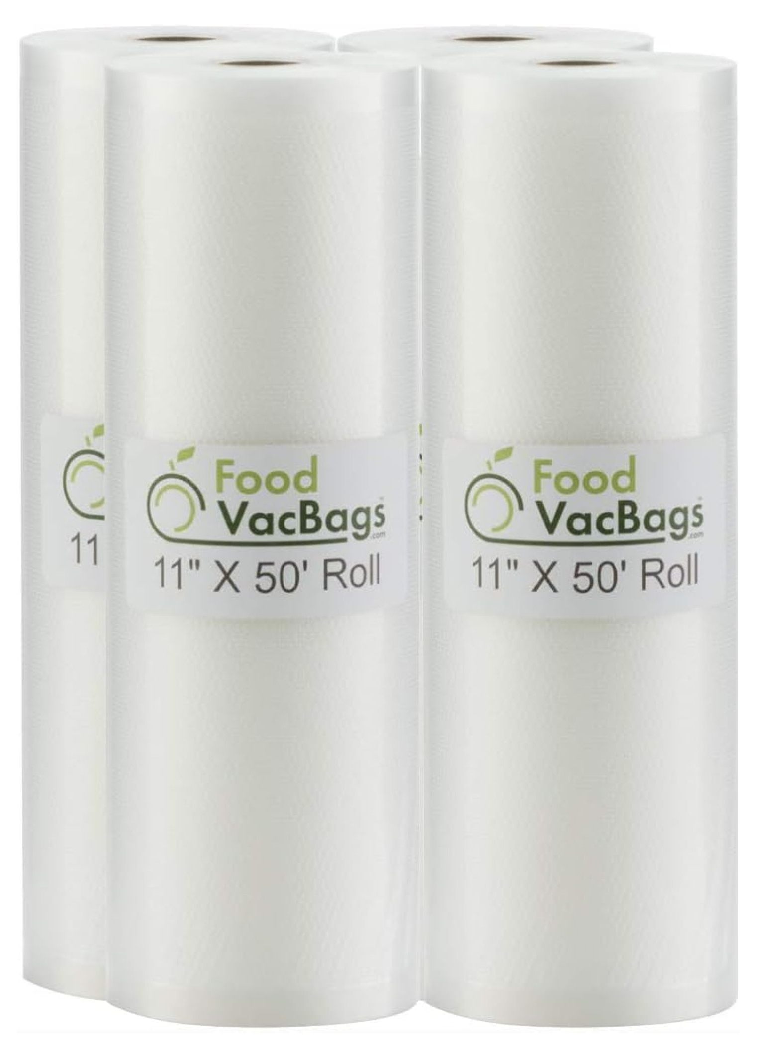 4Pack 11" X 50' Vacuum Sealer Bags for Food, Textured Embossed Grade