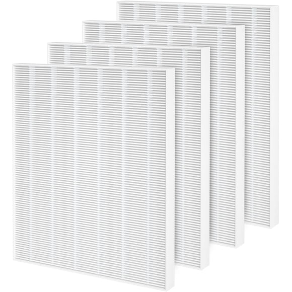 4-Pack 115115 Replacement HEPA Filter A for Winix C535, 5300-2, P300, 5300, 6300, 6300-2, AM90, C909, 9800, Repalce 115115