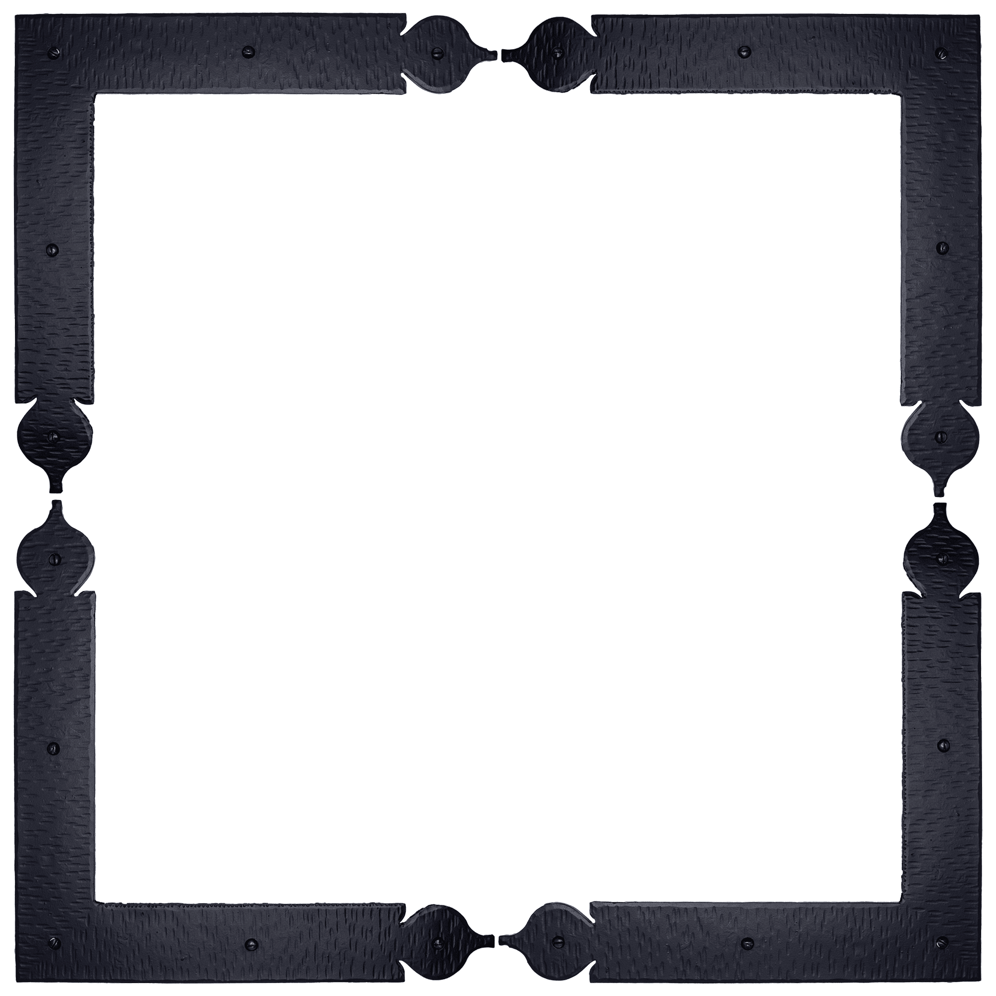 4 Pack 12.5 inch Decorative Corner Brackets Black L Bracket Decorative