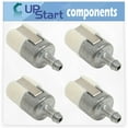 thumbnail image 1 of 4-Pack 125-527 Fuel Filter Replacement for Echo PB-602 (03001001-03999999) Backpack Blower - Compatible with A369000460 Fuel Filter, 1 of 4