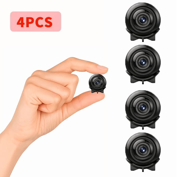 4 Pack 1296P Wireless Security Cameras, Night Vision Outdoor Surveillance System, App Remote View, SD & Cloud Storage for Property & Nanny Monitoring