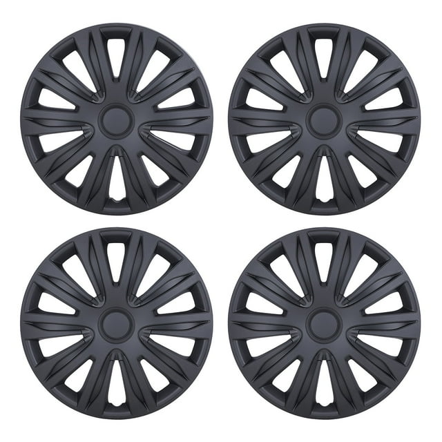 (4 Pack)13 Inch Universal Wheel Rim Cover Hubcaps Snap On Car Truck Fit
