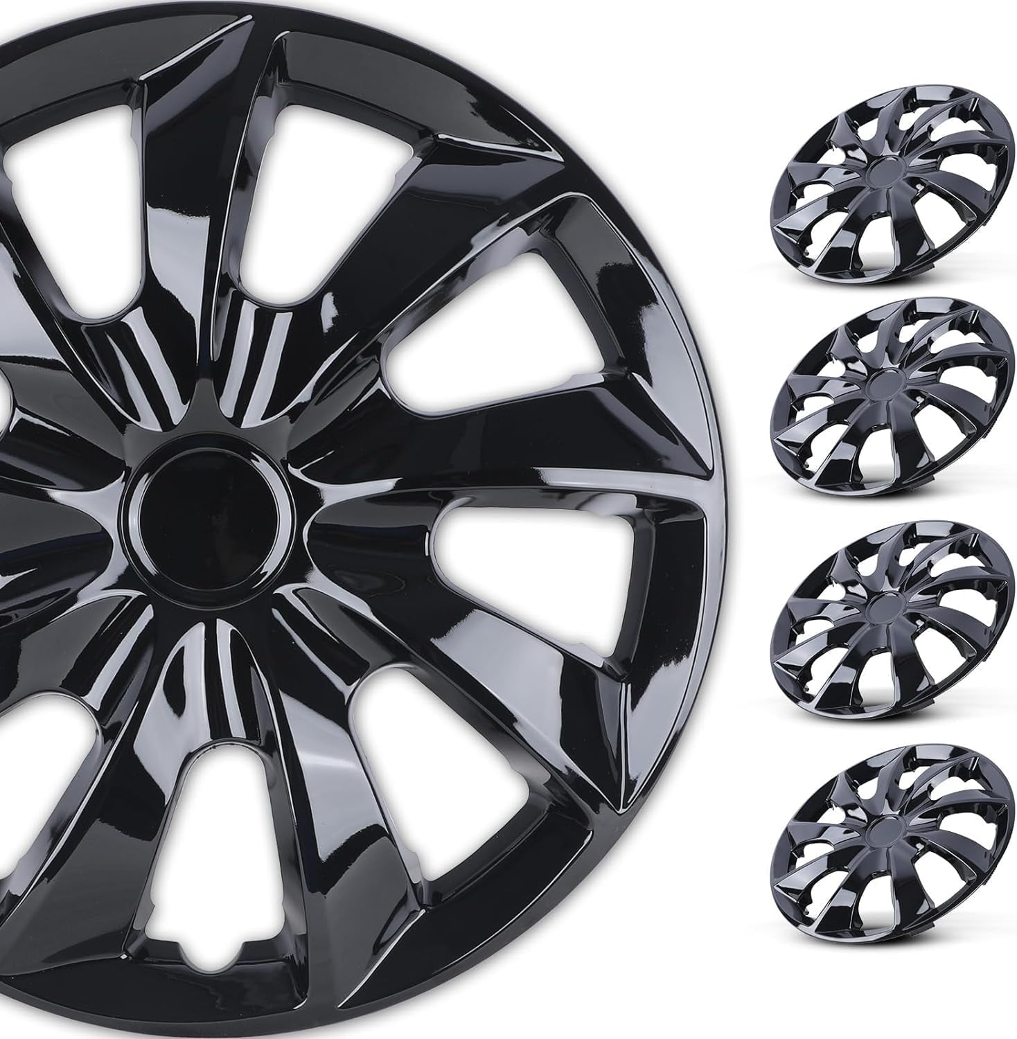 (4 Pack)14 Inch Universal Wheel Rim Cover Hubcaps Snap On Car Truck Fit ...
