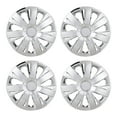 thumbnail image 1 of (4 Pack)14 inch Universal Wheel Rim Cover Hubcaps Snap on Car Truck Fit R14 Tire-Chrome, 1 of 9