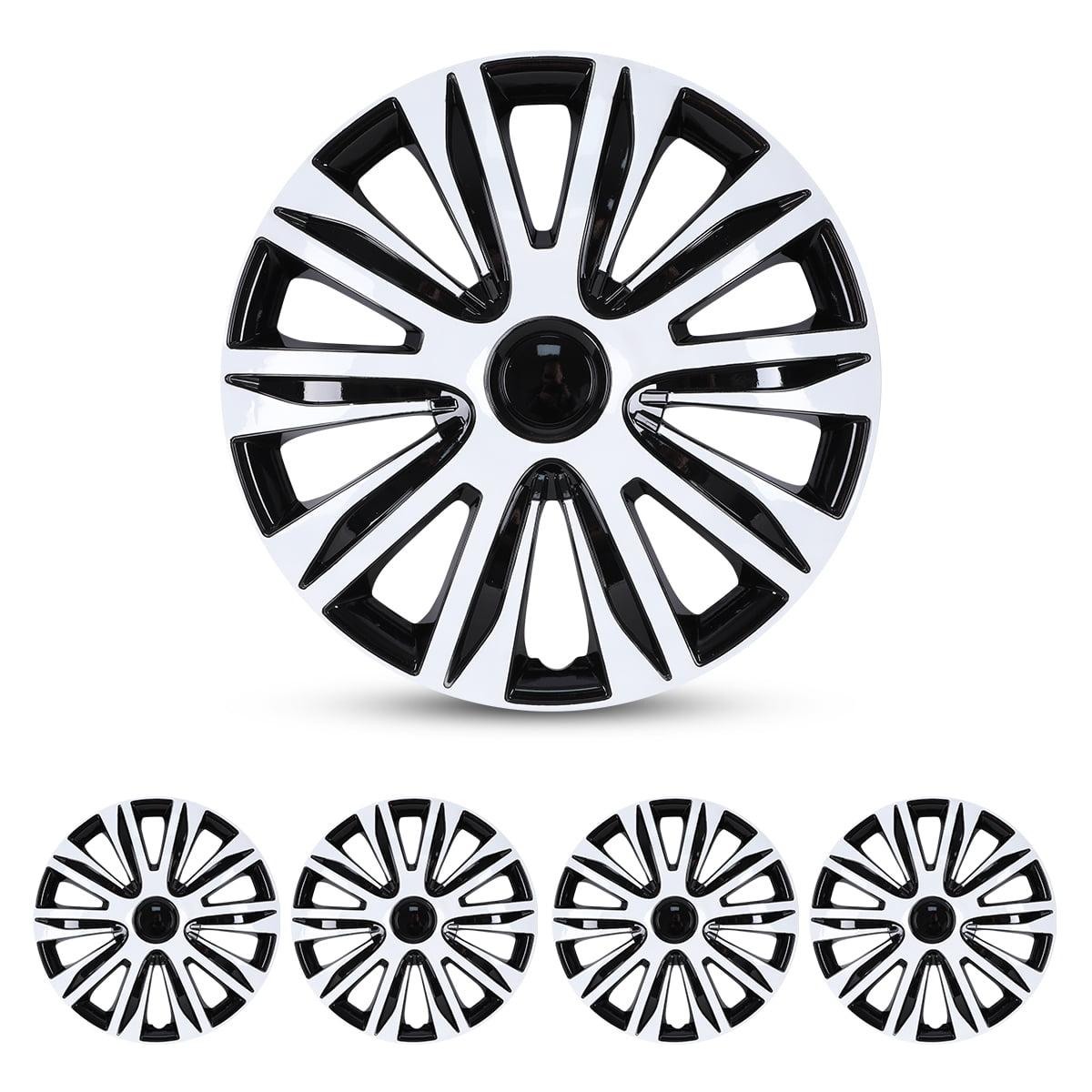 (4 Pack)14 Inch Universal Wheel Rim Cover Hubcaps Snap On Car Truck SUV ...