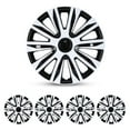 (4 Pack)14 Inch Universal Wheel Rim Cover Hubcaps Snap On Car Truck SUV