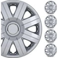 thumbnail image 1 of (4 Pack)15 inch Universal Wheel Rim Cover Hubcaps Snap on Car Truck Fit R15 Tire-Lacquer, 1 of 12