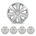 thumbnail image 1 of (4 Pack)15 Inch Universal Wheel Rim Cover Hubcaps Snap On Car Truck SUV Fit R15 Tire-SILVER-LACQUER, 1 of 7
