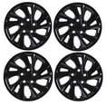 thumbnail image 1 of (4 Pack)15" Set of 4 Hubcaps Wheel Rims Cover for 2017-2020 Hyundai Elantra Sedan Compatible with Steel Wheels Bolt on Installation(15-inch,Black Lacquer), 1 of 10