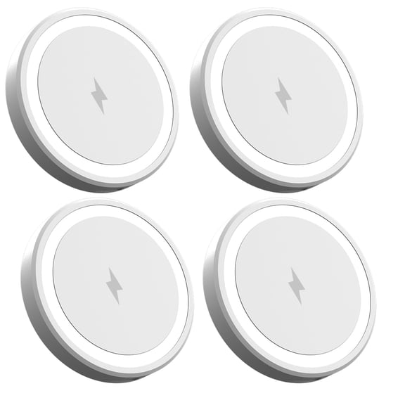 4 Pack 15W Magnetic Wireless Charging Pad, Fast Wireless Charger Compatible for iPhone Devices