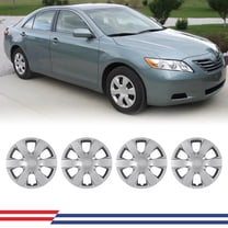 (4 Pack)16" Hubcaps Wheel Rims Cover for 2007-2011 Toyota Camry /2007-2011 Toyota Camry Hybrid Compatible with Steel Wheels Snap on Installation(16-inch,Lacquer)