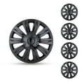thumbnail image 1 of (4 Pack)16 inch Universal Wheel Rim Cover Hubcaps Snap on Car Truck Fit R16 Tire-Black Lacquer, 1 of 9