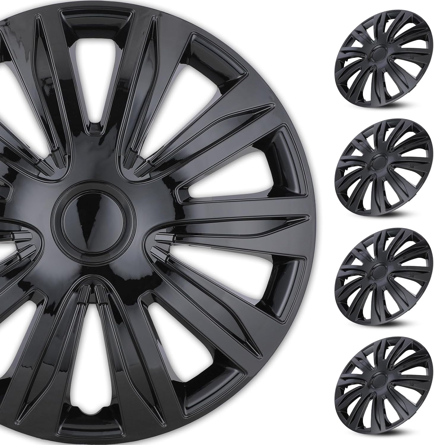 (4 Pack)16 inch Universal Wheel Rim Cover Hubcaps Snap on Car Truck Fit ...