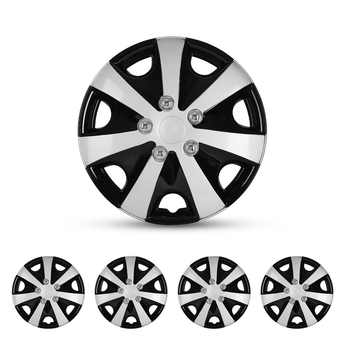 (4 Pack)16 inch Universal Wheel Rim Cover Hubcaps Snap on Car Truck Fit ...
