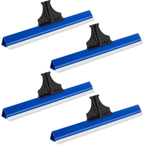 4 Pack 16 Inches Epoxy Floor Squeegees Notched Squeegee for Self Leveling Cement Urethane Epoxy Floor Tools