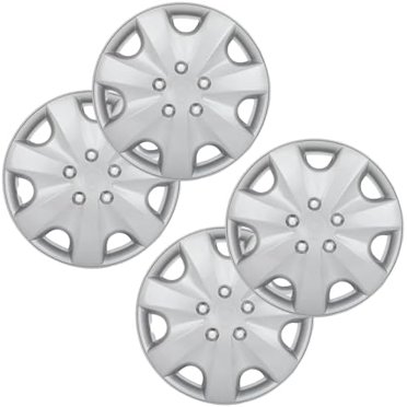 4x Silver Hub Caps / Wheel Covers – 63mm - 57.5mm – You.S N-023-N4