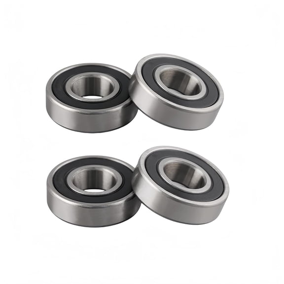 4 Pack 1657-2RS Deep Groove Bearings 1-1/4"x2-9/16"x11/16", Double Rubber Seals and Pre-Lubricated Ball Bearing.