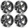 thumbnail image 1 of 4-Pack 17" Replacement Wheel Rim for Hyundai Elantra 2021-23, 17 x 7 inch Alloy Rim 52910AA300 ET49, 1 of 13