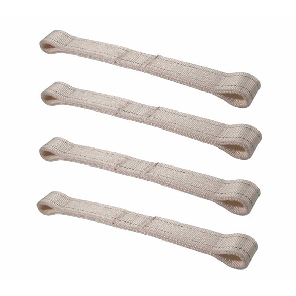 (4 Pack) 18.5" x 2" Rebound Suspension Limiting straps for ATVs, Old Cars, Tucks - 22000 LBS WLL Protecting Suspension Strap - Increase Vehicle Stability, Reduce Wheel Hop/Bouncing
