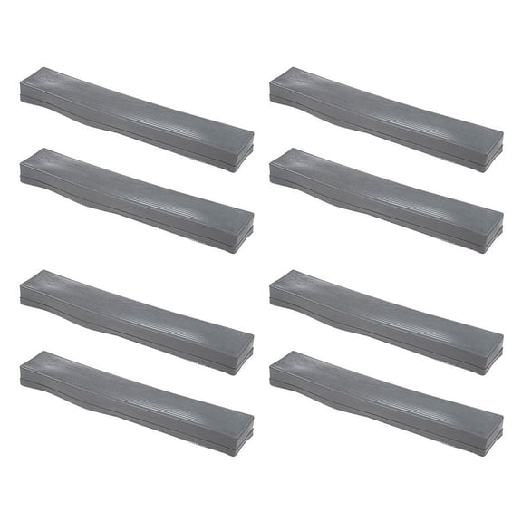 4 Pack 18" x 3" Rubber End Cap Replacement Compatible w/ Chicago Moving Dolly - 1Pair