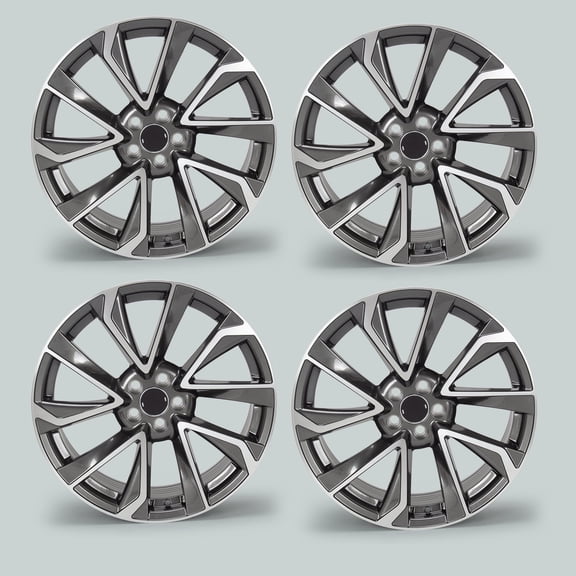 4-Pack 18x8 inch Replacement Alloy Wheel Rim for Toyota Corolla 2019 - 2024, Gray