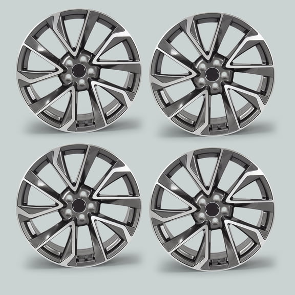 4-Pack 18x8 Inch Replacement Alloy Wheel Rim for Toyota Corolla 2019 - 2024, Gray