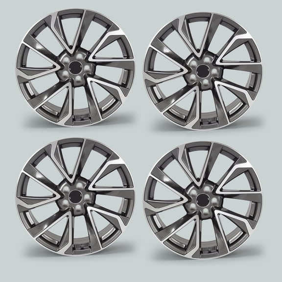 4-Pack 18x8 inch Replacement Alloy Wheel Rim for Toyota Corolla 2019 - 2024, Gray