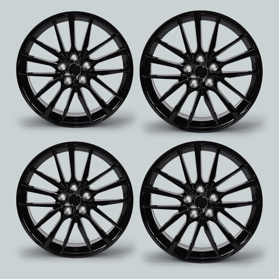 4-Pack 19 inch Wheel for 2018-2024 Toyota Camry OEM Design 19" x 8" Replacement Rim, Black