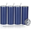Actual Color: Navy Blue, Count: 4 Pcak