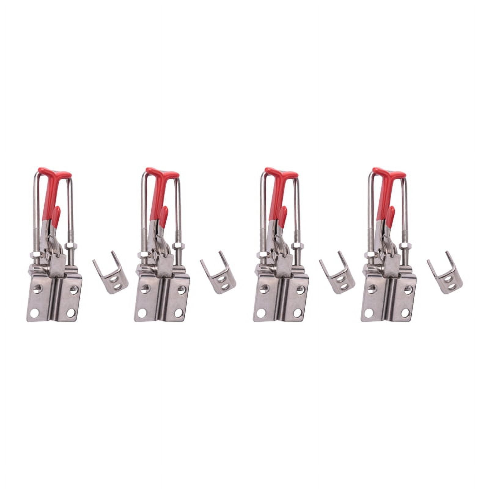 4Pack 2000Lbs Capacity Heavy Duty Adjustable Latch U Bolt SelfLock Toggle Clamp