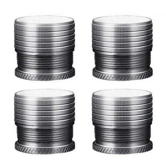 4 Pack 23-37Mm Adjustable Bed Table Legs Riser Base Booster For Furniture Gray Smile Home