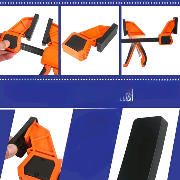 4-Pack 24 Inch Bar Clamps Set,Woodworking Clamps Heavy Duty 350LBS Throat Depth 3-1/3,Quick Grip/Spreader One-Handed Wood Clamp with Quickly Change Button$$Tools & Hardware Other