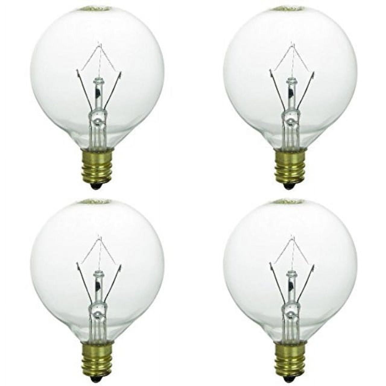 EFP Clear 25T8N 25 Watt Replacement Light Bulbs For Jerdon JPT25W Lighted Mirrors - E17 Base, 130 Volt (Pack Of 4) - View #4