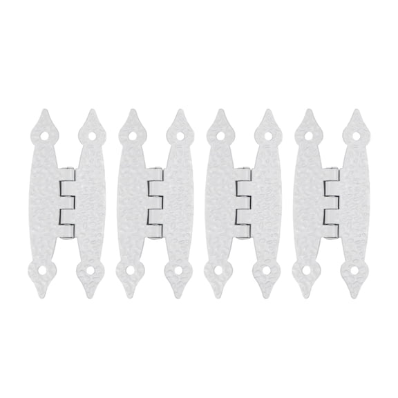4 Pack 3.5 Inch Antique Iron H-Shaped Cabinet Hinge Cabinet Door Small Hinge
