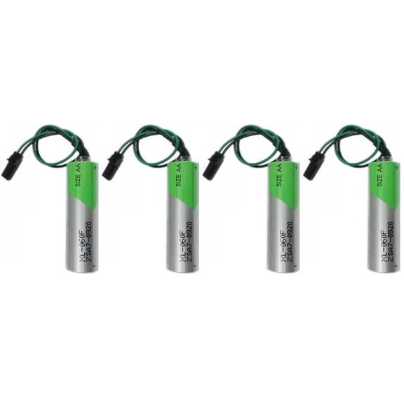 4-Pack 3.6V AA Battery XL-060F 2400MAH with Plug High-Performance Lithium Batteries,Brand New