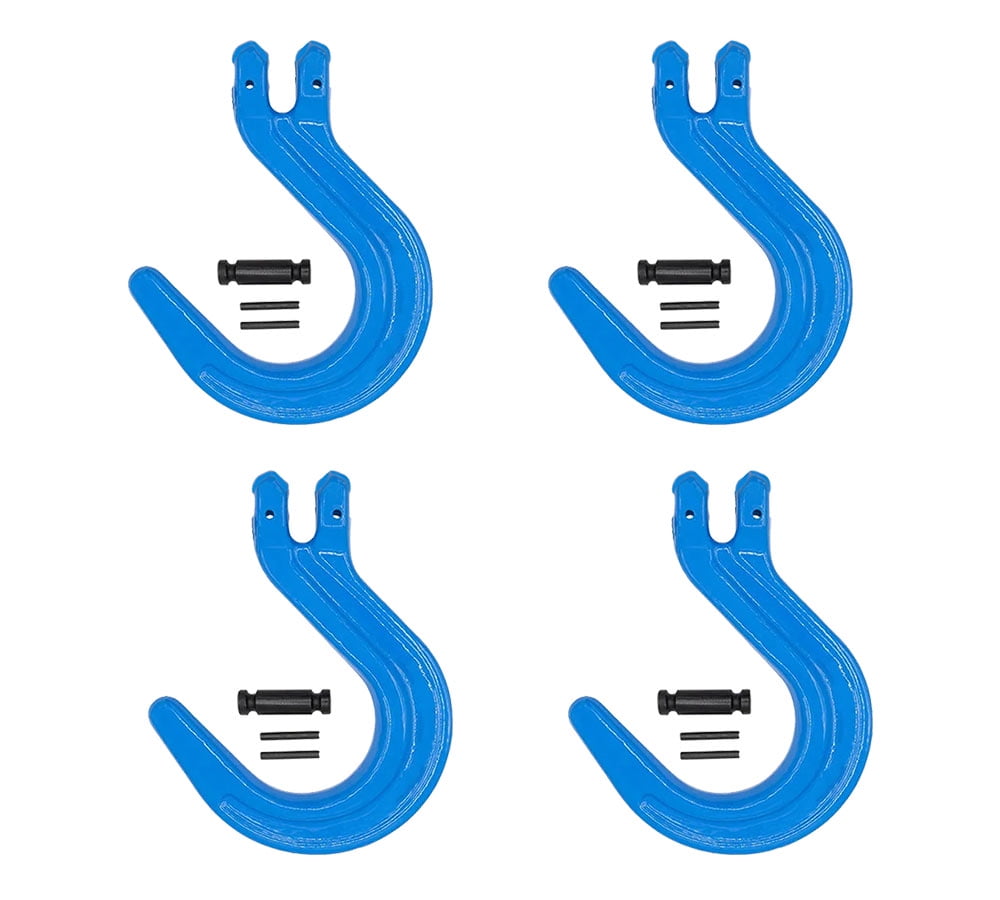 3/8" Grade 100 Binder Chain - 16' Length With Grab Hooks - 8,800 Lb Working Load Limit For Transport & Securement
