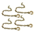 thumbnail image 1 of (4 Pack) 3/8" x 36" Trailer Safety Chains with Clevis Grab Hooks & Safety Clip | Grade 70 Binder Towing Trailer Chain, 1 of 5