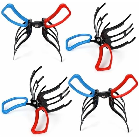 4 Pack 3 Claw Metal Fish Pliers Gripper Non-Slip Control Clamp Control Forceps Lightweight Fishing Accessories$$Sport & Recreation Other