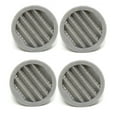 thumbnail image 1 of 4 Pack 3" Grey Round Plastic Louver Soffit Air Vent, 1 of 9