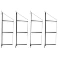 4 Pack Heavy Duty 3 Tier Garage Storage Shelving Brackets 18 D X 60 4 pack heavy duty 3 tier garage storage shelving brackets 18 d x 60