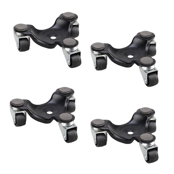 4 Pack 3 Wheel Mover Dollies