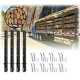 thumbnail image 1 of (4 Pack) 30" Adjustable C Channel Pipe Stake for Flatbed Trailer Hauler, 1 of 9