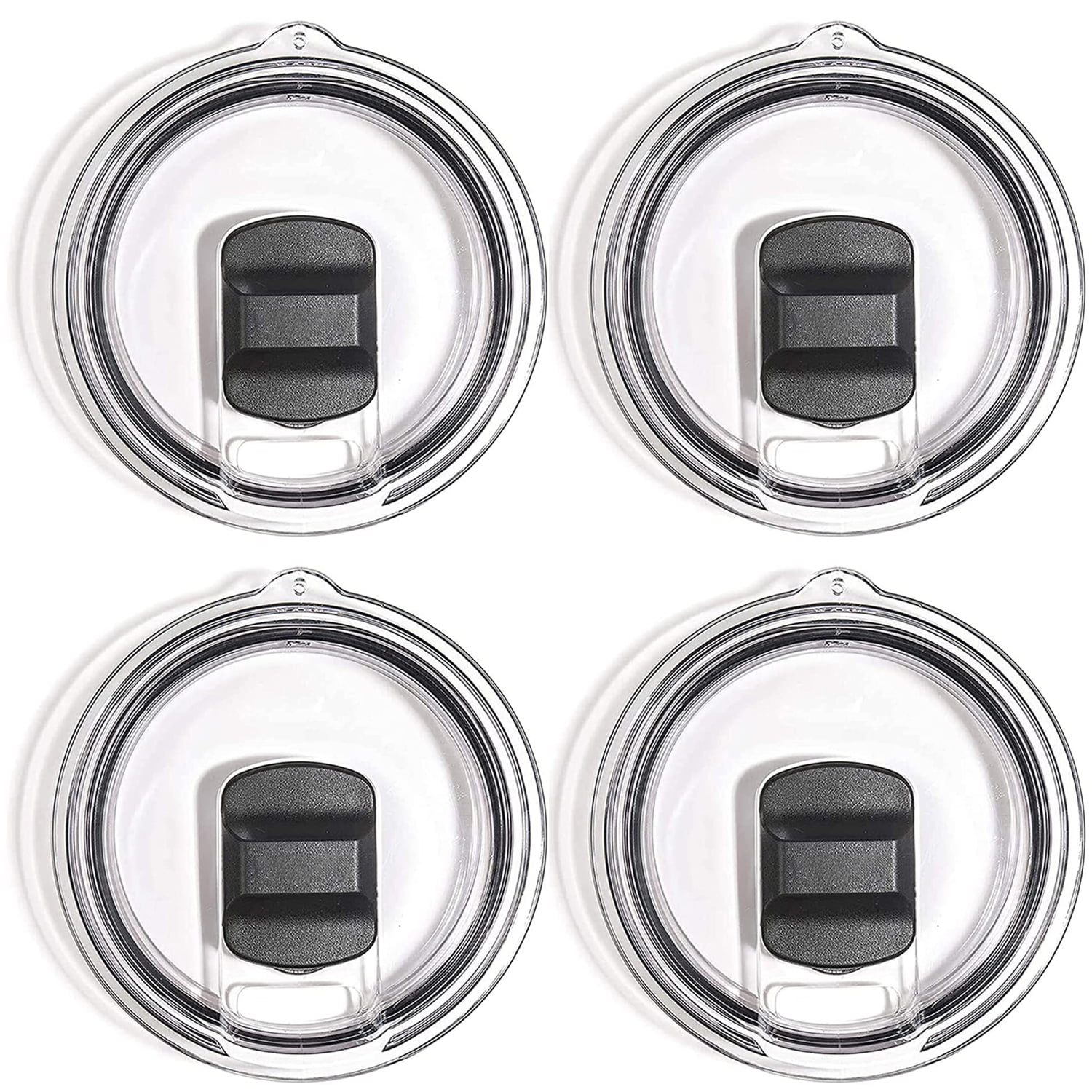 4 Pack 30 oz Tumbler Lid with 4 Slider Replacement