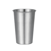 4 Pack 304 Stainless Steel Cups 7oz, Shatterproof Drinking Cups Tumblers, Stackable Reusable Metal Drinking Glasses for Home Camping Picnic